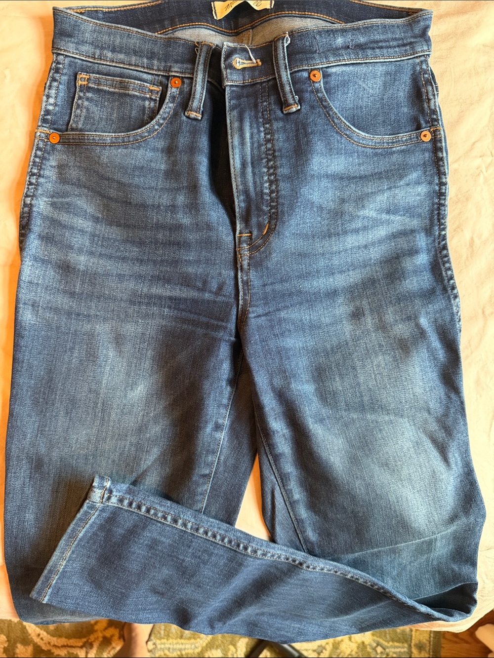 Madewell Women's Skinny Jeans in Medium Blue Wash